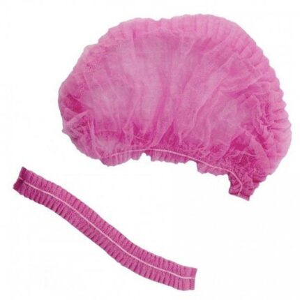 TOUCA DESCARTAVEL SANFONADA TNT - ROSA (12 UNIDADES) - NTFLEX